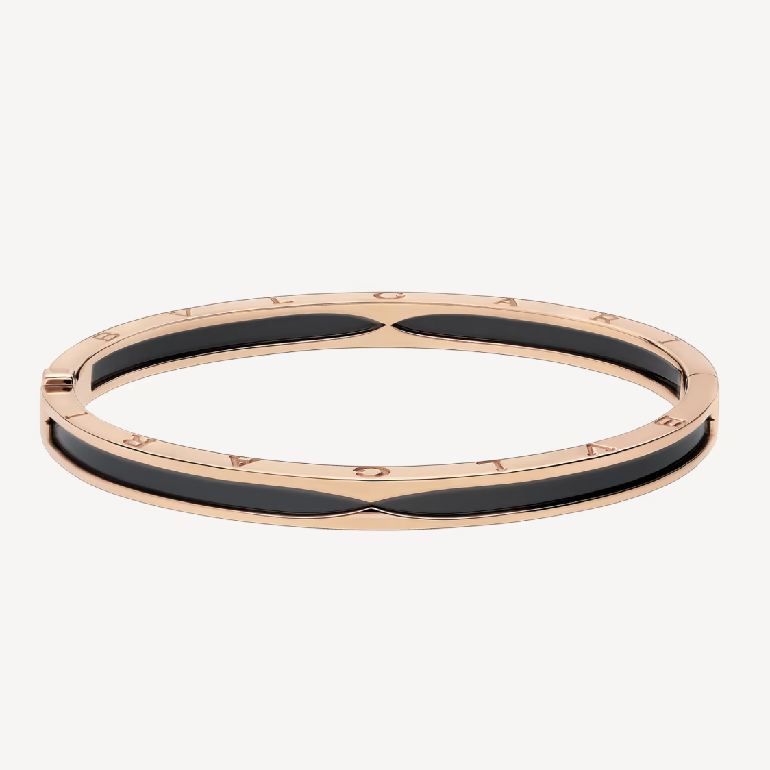 [⭐Shinejoy]ZERO 1 PINK GOLD WITH BLACK CERAMIC BRACELET