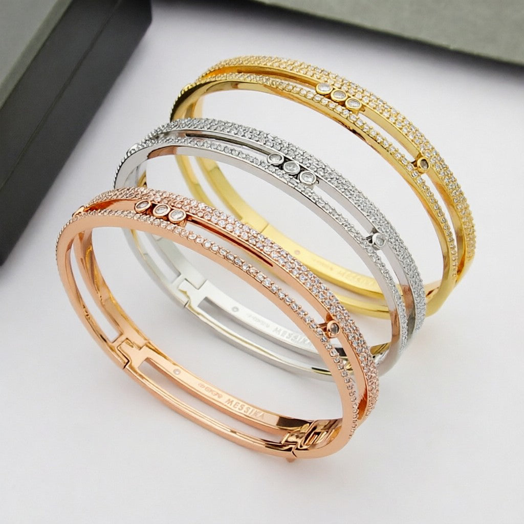 [⭐Shinejoy]Move Romane pavé bangle