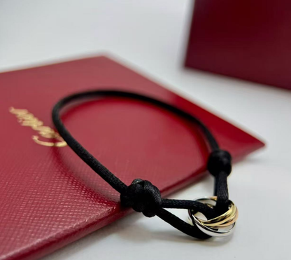 [⭐Shinejoy]THREE-RING SELF-ADJUSTING CORD BRACELET