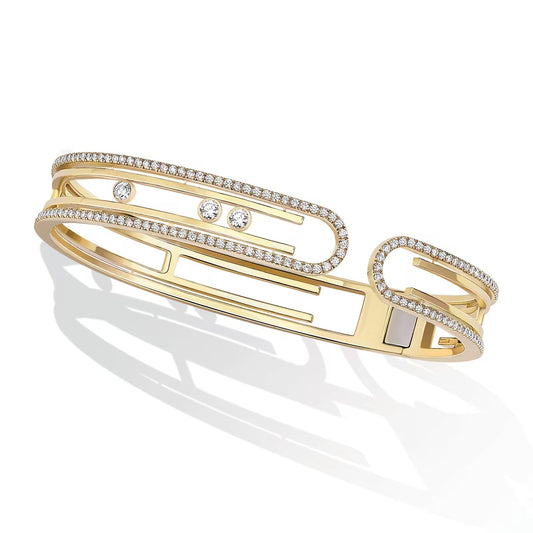 [⭐Shinejoy]MOVE 10TH PAVED DIAMOND BRACELET