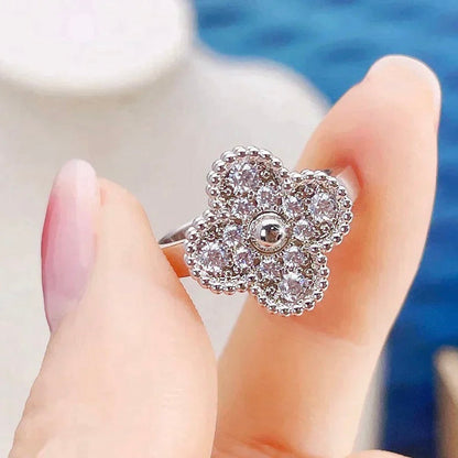 [⭐Shinejoy]CLOVER DIAMOND RING