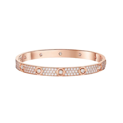 [⭐Shinejoy]LOVE BRACELET 6.1MM DIAMOND-PAVED 10 BIG DIAMONDS