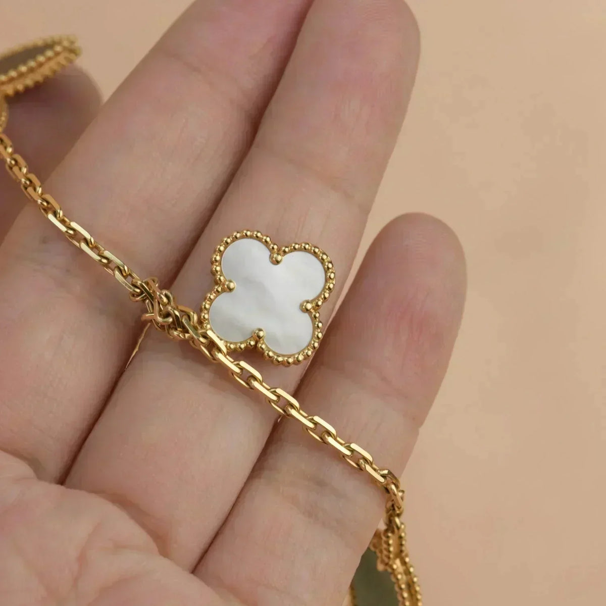 [⭐Shinejoy]LUCKY SPRING 5 MOTIF GOLD BRACELET
