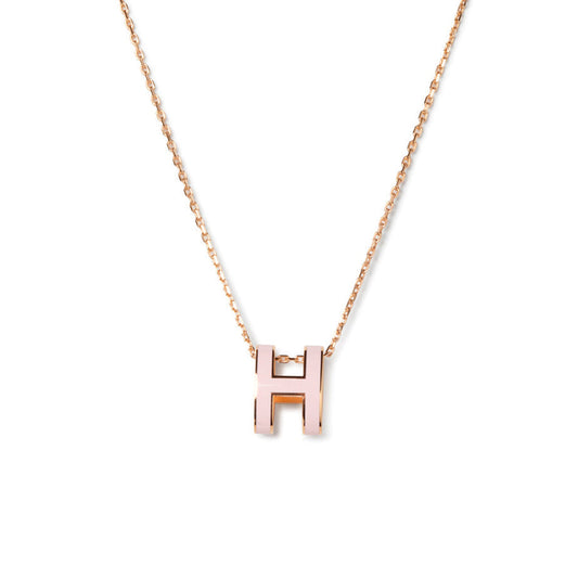 [⭐Shinejoy]POP H PEDANT PINK GOLD