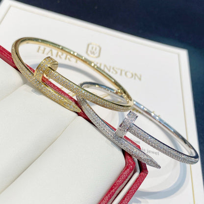 [⭐Shinejoy]JUSTE BRACELET 3.5MM ALL DIAMONDS