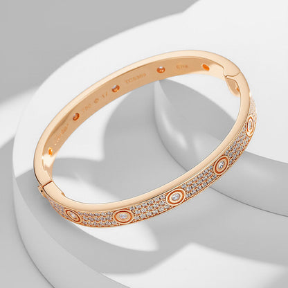 [⭐Shinejoy]LOVE BRACELET 6.1MM DIAMOND-PAVED 10 BIG DIAMONDS