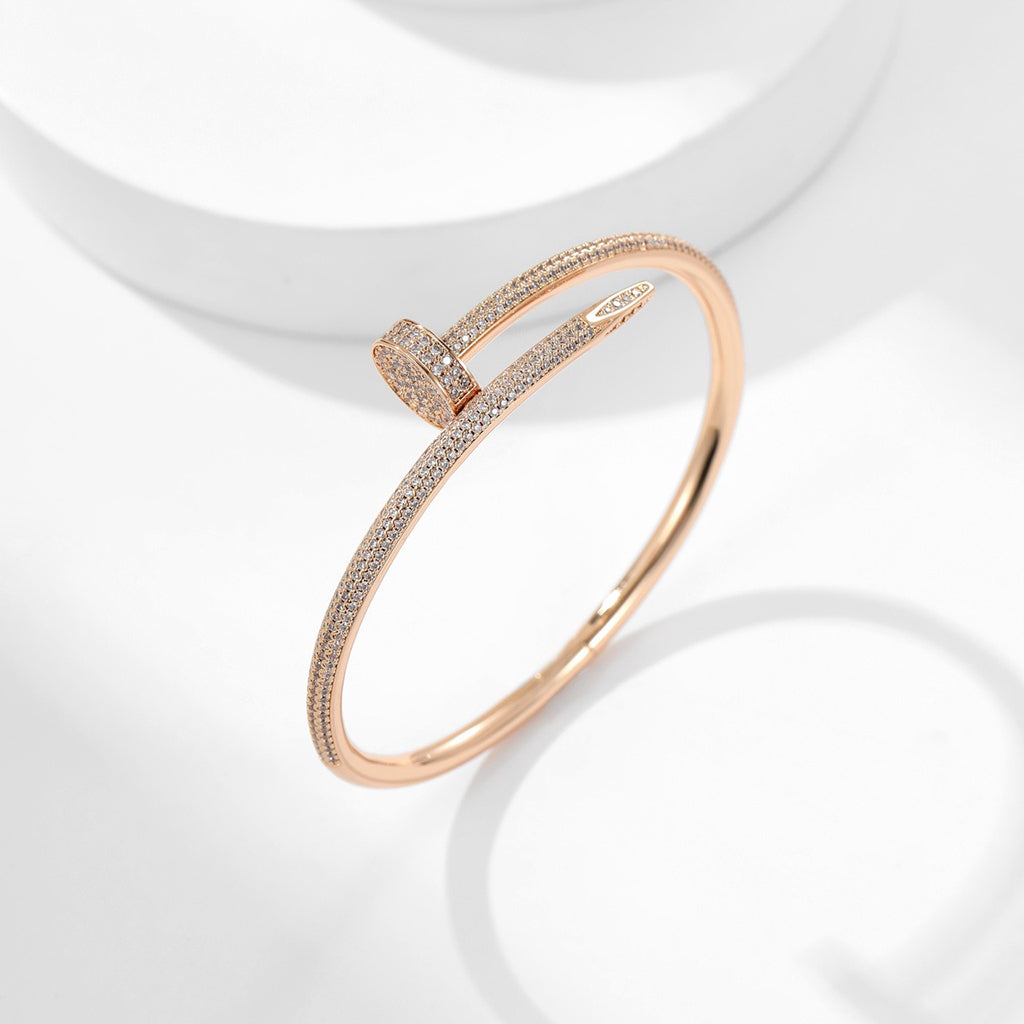 [⭐Shinejoy]JUSTE BRACELET 3.5MM ALL DIAMONDS