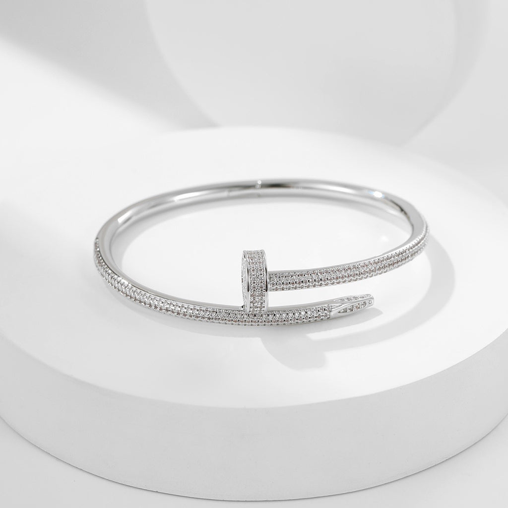 [⭐Shinejoy]JUSTE BRACELET 3.5MM ALL DIAMONDS