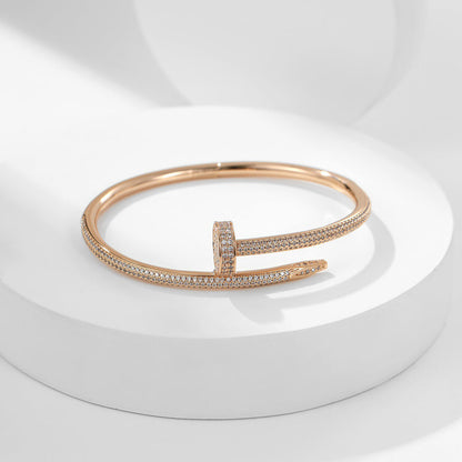 [⭐Shinejoy]JUSTE BRACELET 3.5MM ALL DIAMONDS