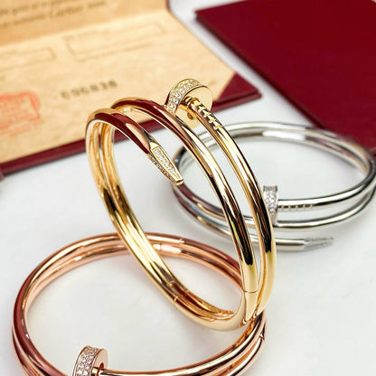 [⭐Shinejoy]JUSTE BRACELET 3.5MM DOUBLE ROW DIAMOND