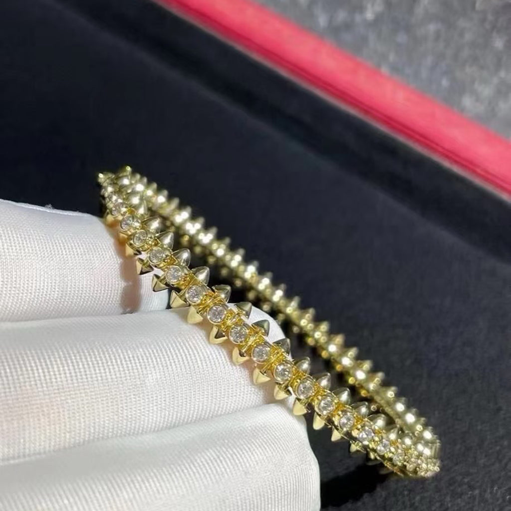 [⭐Shinejoy]CLASH  BRACELET 8MM DIAMONDS