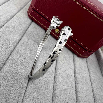 [⭐Shinejoy]PANTHERE DOUBLE HEADED OPEN BRACELET