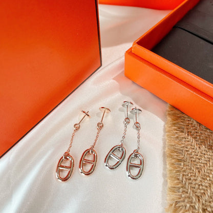 [⭐Shinejoy]CHAINE TASSEL EARRINGS