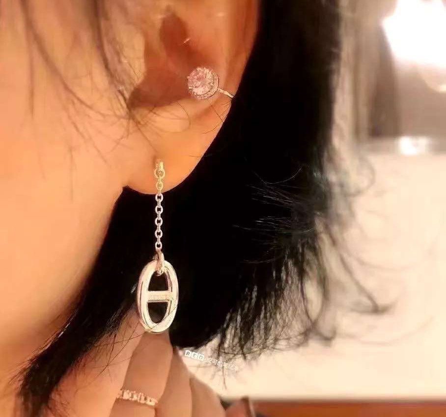 [⭐Shinejoy]CHAINE TASSEL EARRINGS