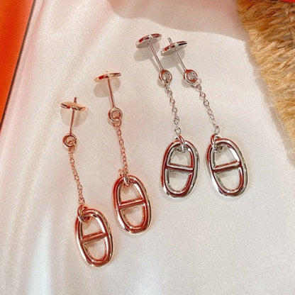 [⭐Shinejoy]CHAINE TASSEL EARRINGS
