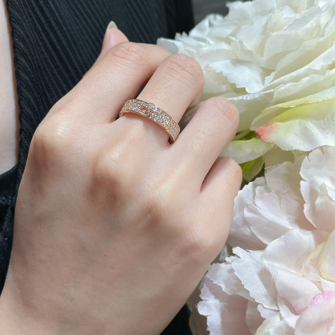 [⭐Shinejoy]KELLY PINK GOLD DIAMOND RING
