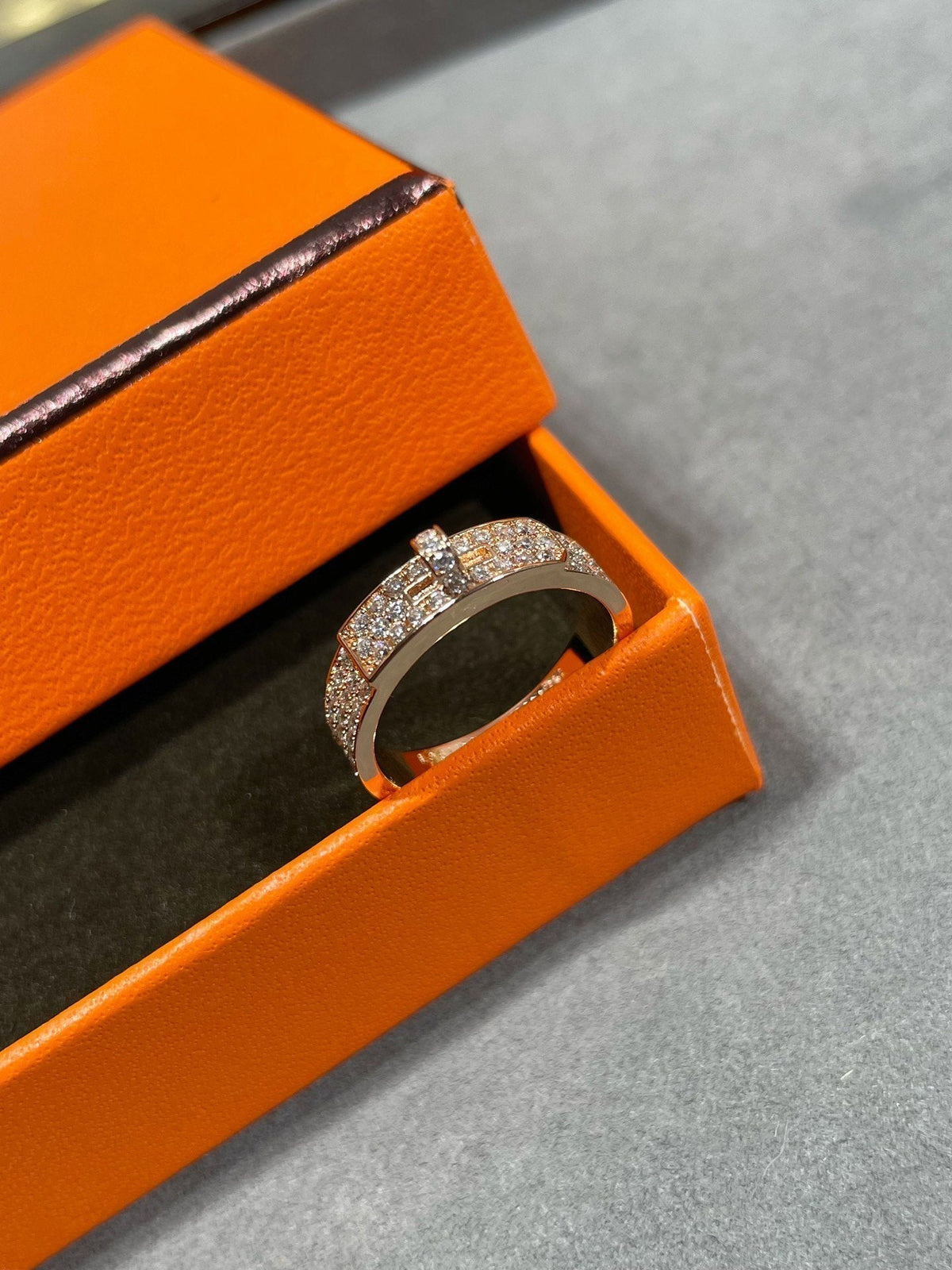 [⭐Shinejoy]KELLY PINK GOLD DIAMOND RING