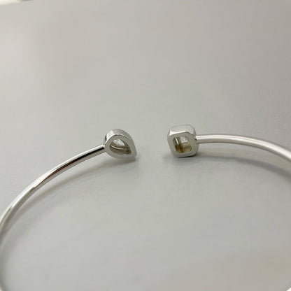 [⭐Shinejoy]JONC FLEX MY TWIN TOI & MOI SILVER DIAMOND BRACELET