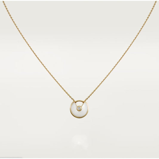 [⭐Shinejoy]AMULETTE ROSE GOLD MOP NECKLACE