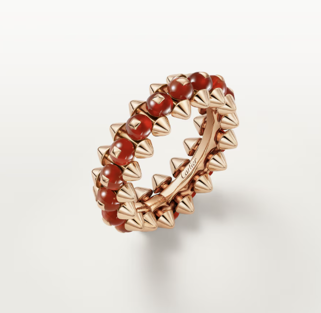 [⭐Shinejoy]CLASH ELEGANT ROSE GOLD RING FEATURING NATURAL AGATE