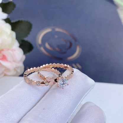 [⭐Shinejoy]BEE LOVE RING PINK GOLD 1 DIAMOND