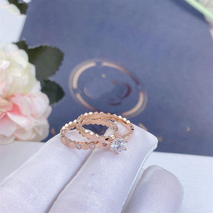 [⭐Shinejoy]BEE LOVE RING PINK GOLD 1 DIAMOND