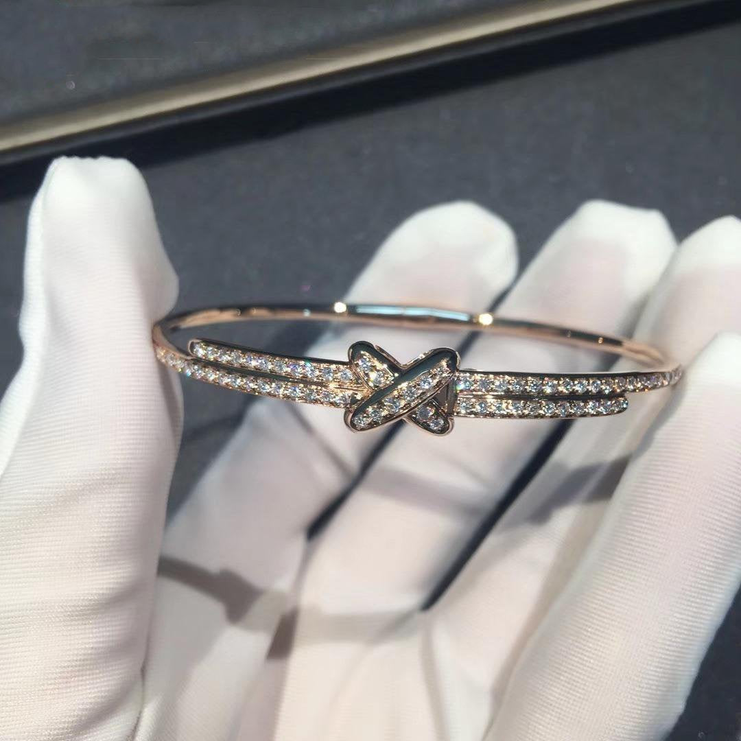 [⭐Shinejoy]JEUX DE BRACELET DIAMONDS PINK GOLD