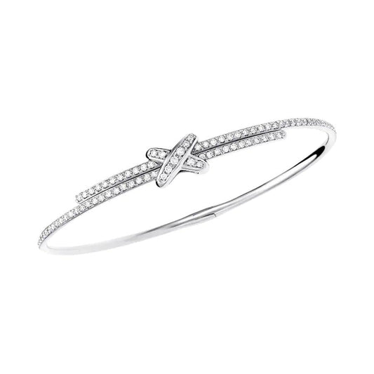 [⭐Shinejoy]JEUX DE BRACELET DIAMONDS SILVER