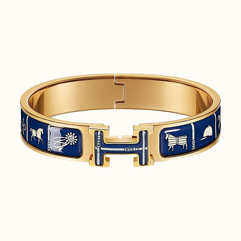 [⭐Shinejoy]H COUVERTURES DARK BLUE BRACELET