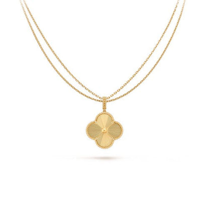 [⭐Shinejoy]CLOVER 25MM PEDANT NECKLACE GOLD