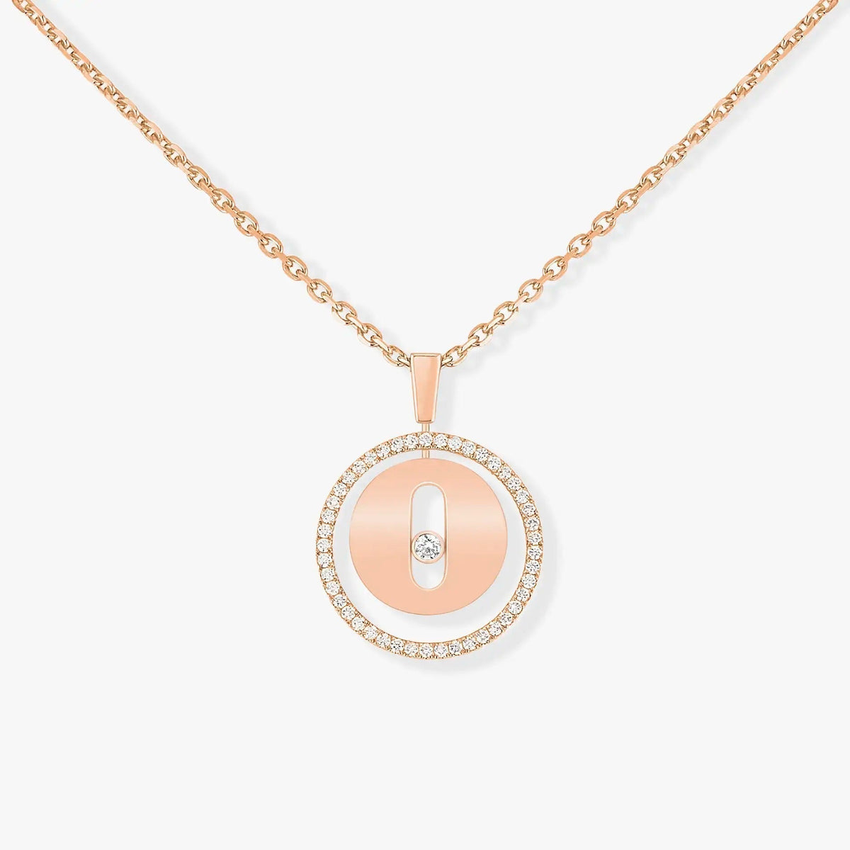 [⭐Shinejoy]Demo MOVE PM NECKLACE PINK GOLD DIAMOND