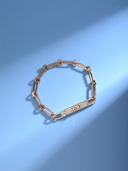 [⭐Shinejoy]CHAINE BRACELET SMALL MODEL DIAMOND