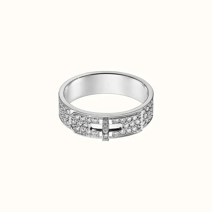 [⭐Shinejoy]KELLY SILVER DIAMOND RING
