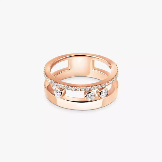 [⭐Shinejoy]Move Romane Diamond Ring