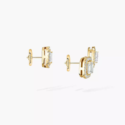 [⭐Shinejoy]Diamond Earrings 0,10ct My Twin 1+2