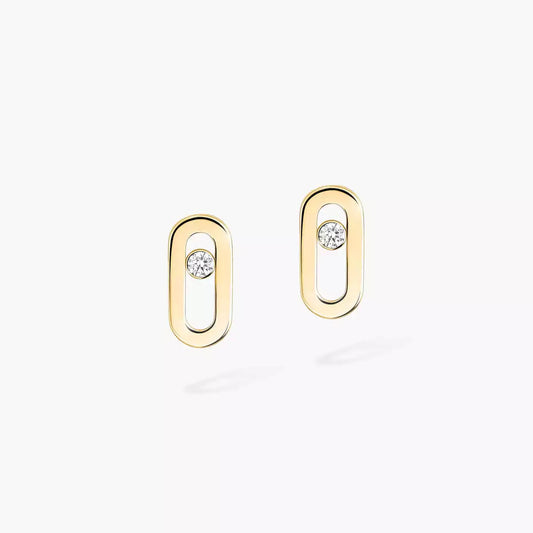 [⭐Shinejoy]Move Uno Diamond Stud Earrings