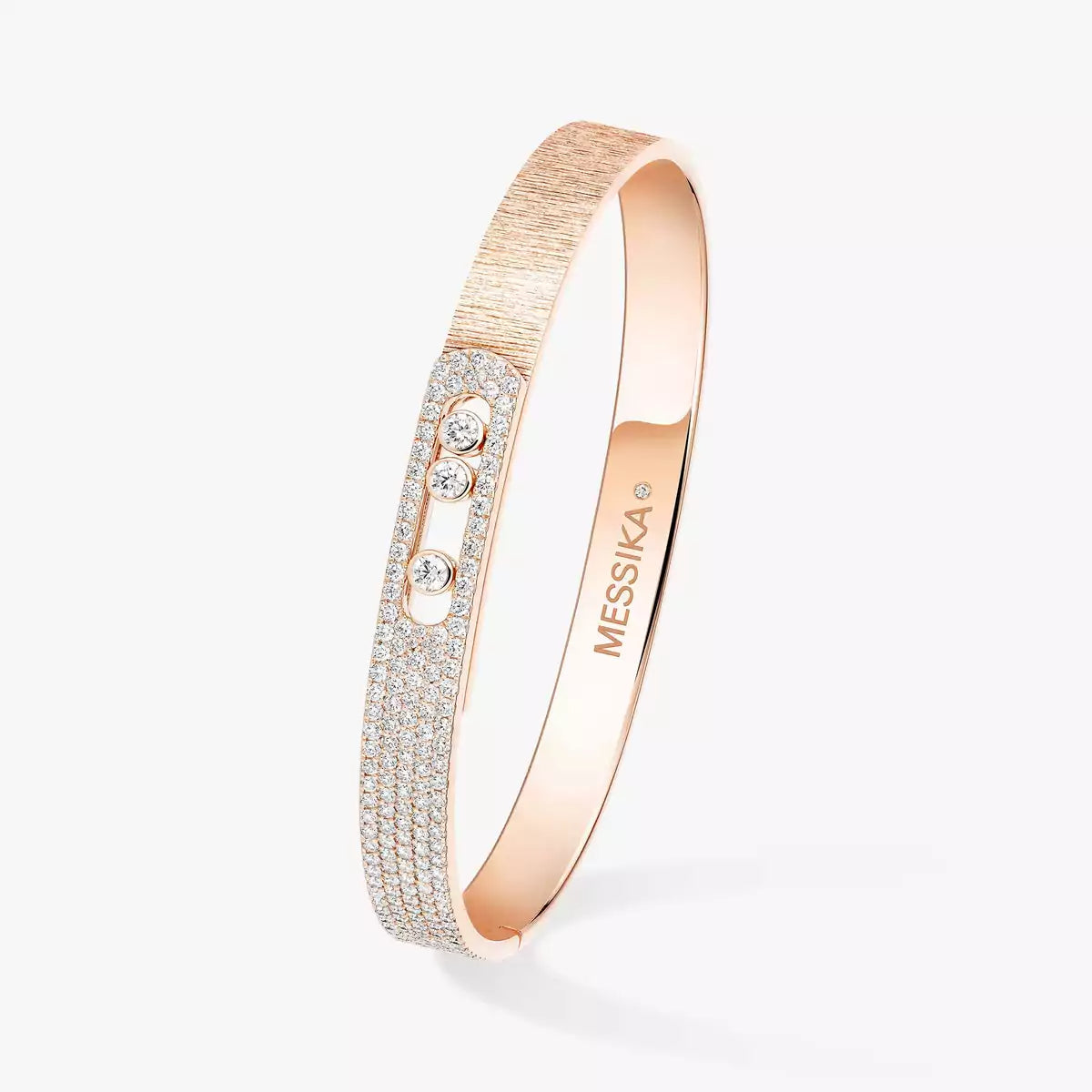 [⭐Shinejoy]Move Noa Ciselé half pavé bangle