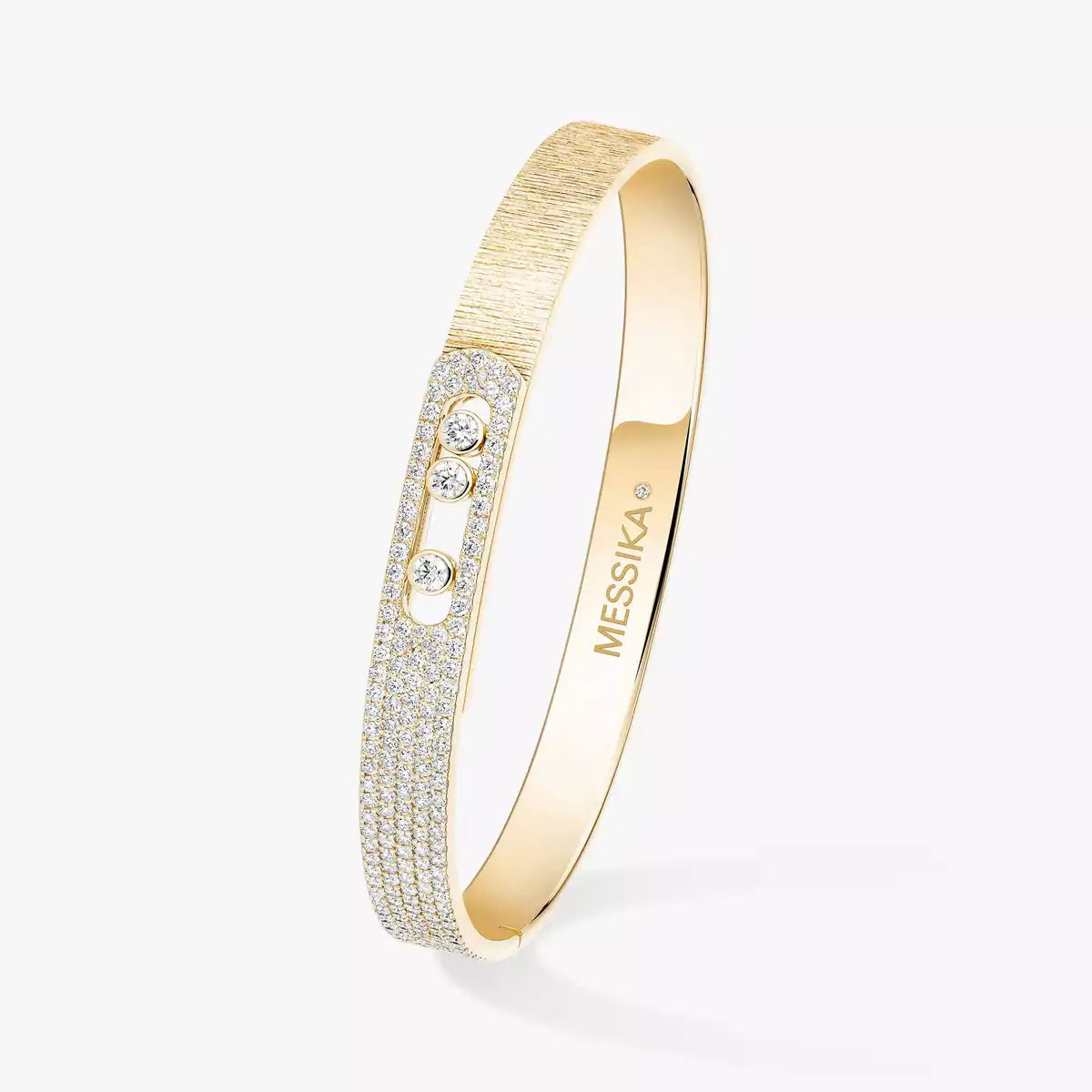 [⭐Shinejoy]Move Noa Ciselé half pavé bangle
