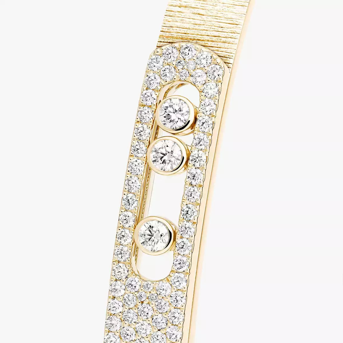 [⭐Shinejoy]Move Noa Ciselé half pavé bangle