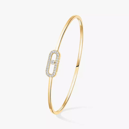 [⭐Shinejoy]Move Uno pavé flex bangle medium