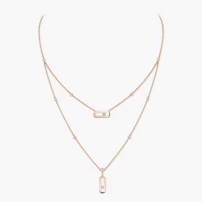 [⭐Shinejoy] Move Uno Diamond Necklace