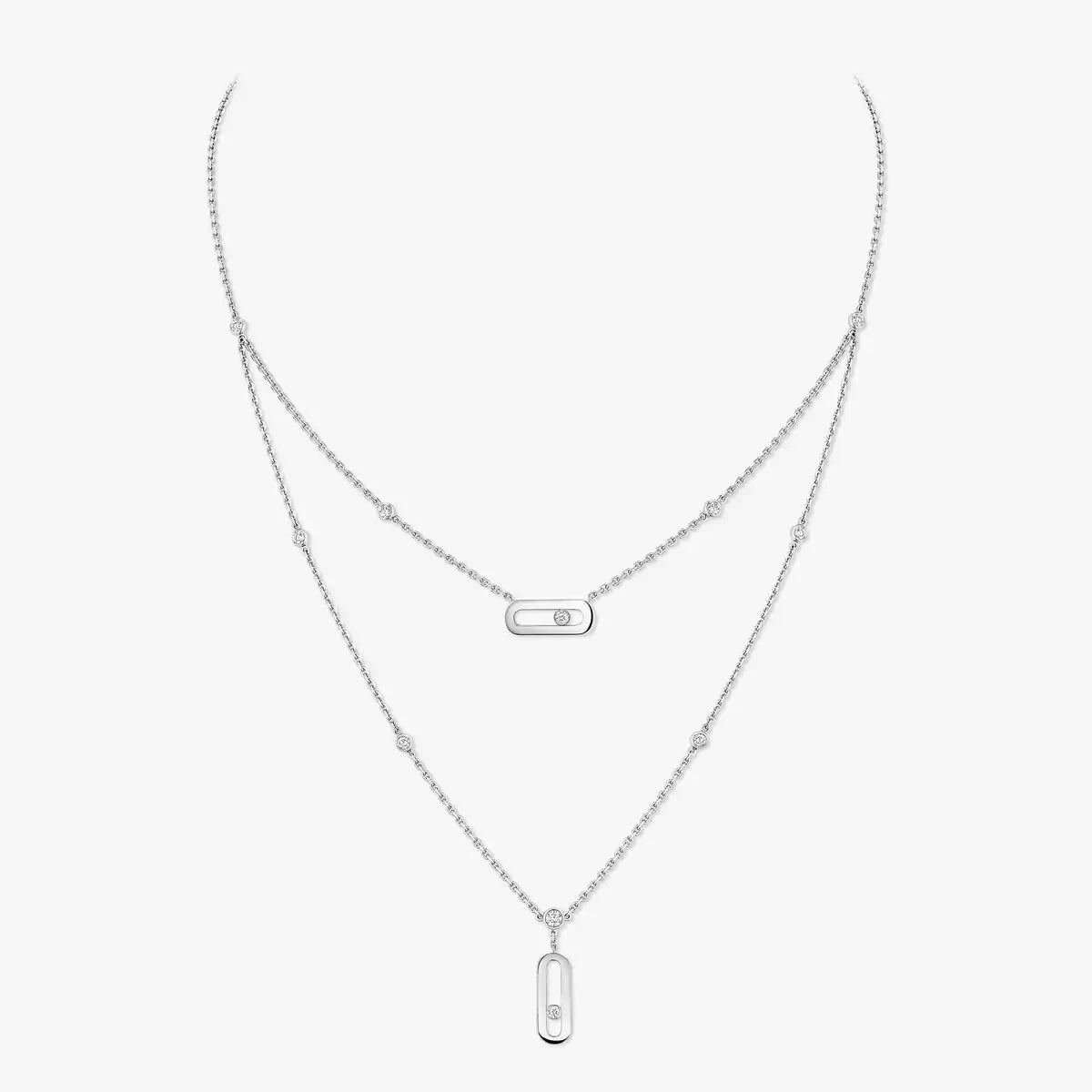 [⭐Shinejoy] Move Uno Diamond Necklace