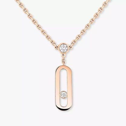 [⭐Shinejoy] Move Uno Diamond Necklace