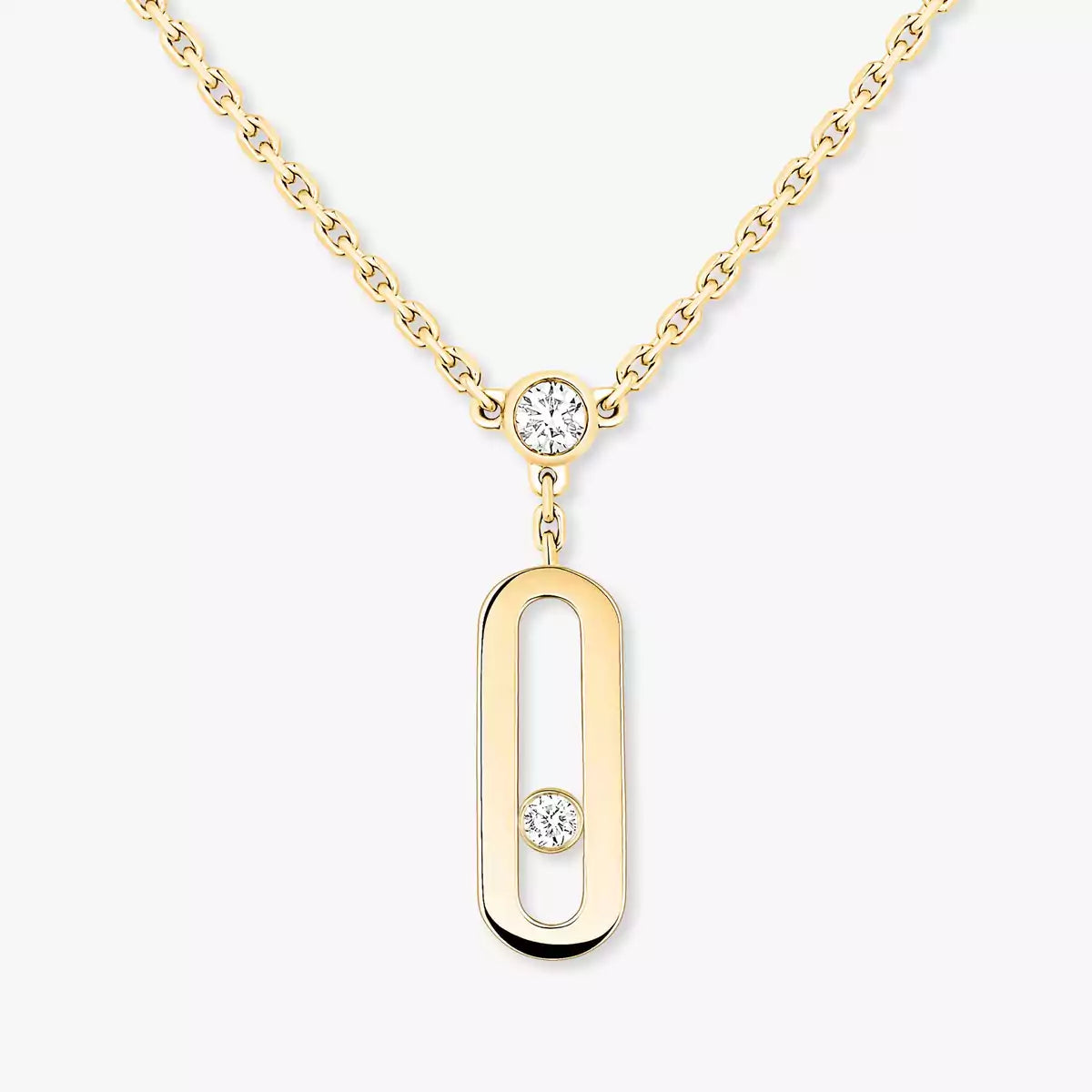 [⭐Shinejoy] Move Uno Diamond Necklace
