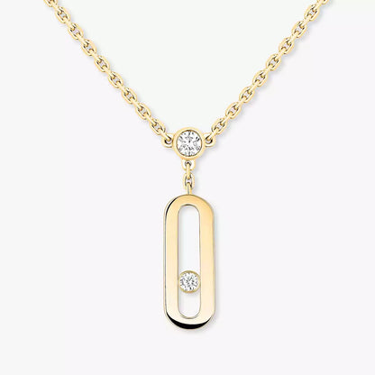 [⭐Shinejoy] Move Uno Diamond Necklace