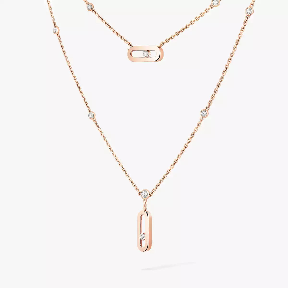 [⭐Shinejoy] Move Uno Diamond Necklace