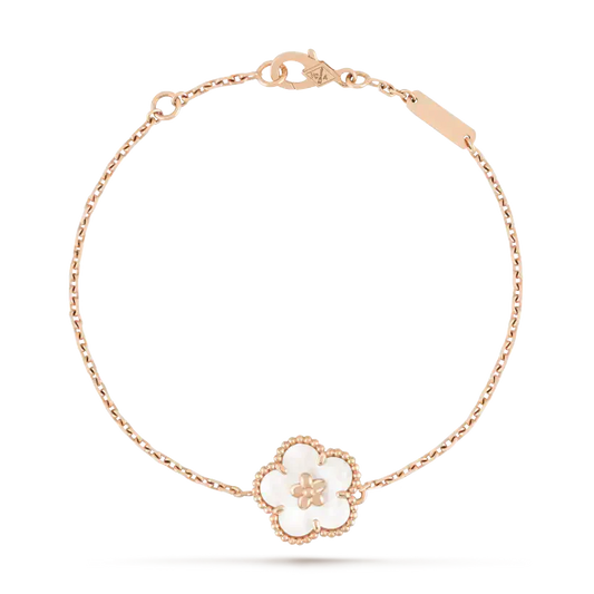[⭐Shinejoy]LUCKY WHITE MOP PLUM BLOSSOM  BRACELET