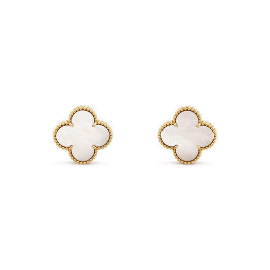 [⭐Shinejoy]CLOVER MINI GOLD EARRINGS
