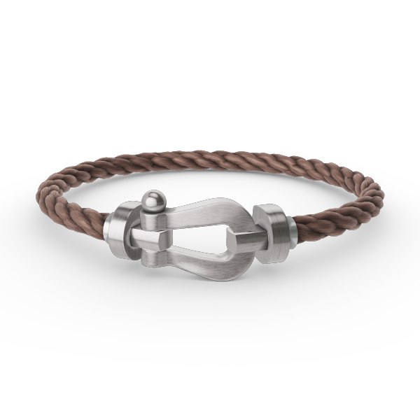 [⭐Shinejoy]FORCE LARGE HORSESHOE NO DIAMOND BRACELET SILVER