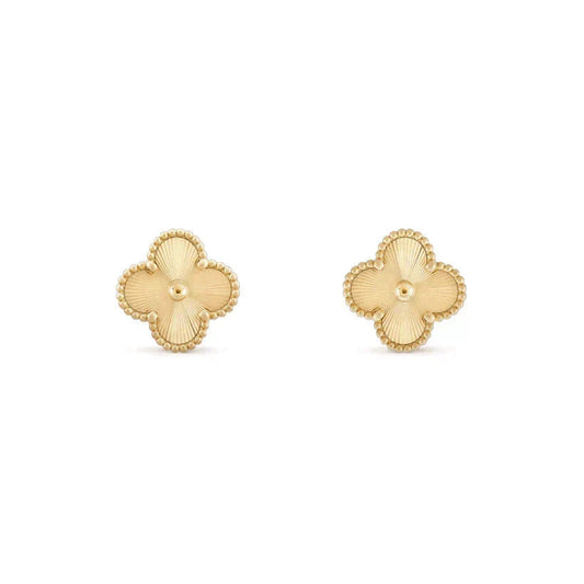 [⭐Shinejoy]CLOVER MEDIUM 1 MOTIFS LASER EARRINGS